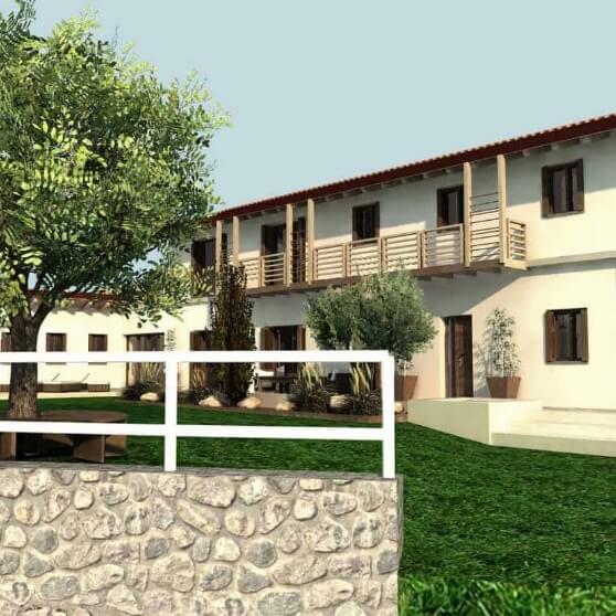 Außenansicht Bauernhaus in Collio