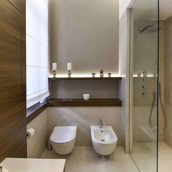 Badezimmer Palazzo Moretti in Udine