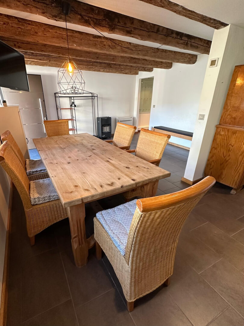 Ansicht des Essbereichs