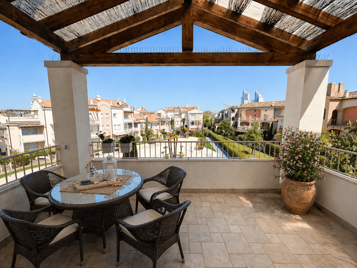 Aussicht von der Terrasse