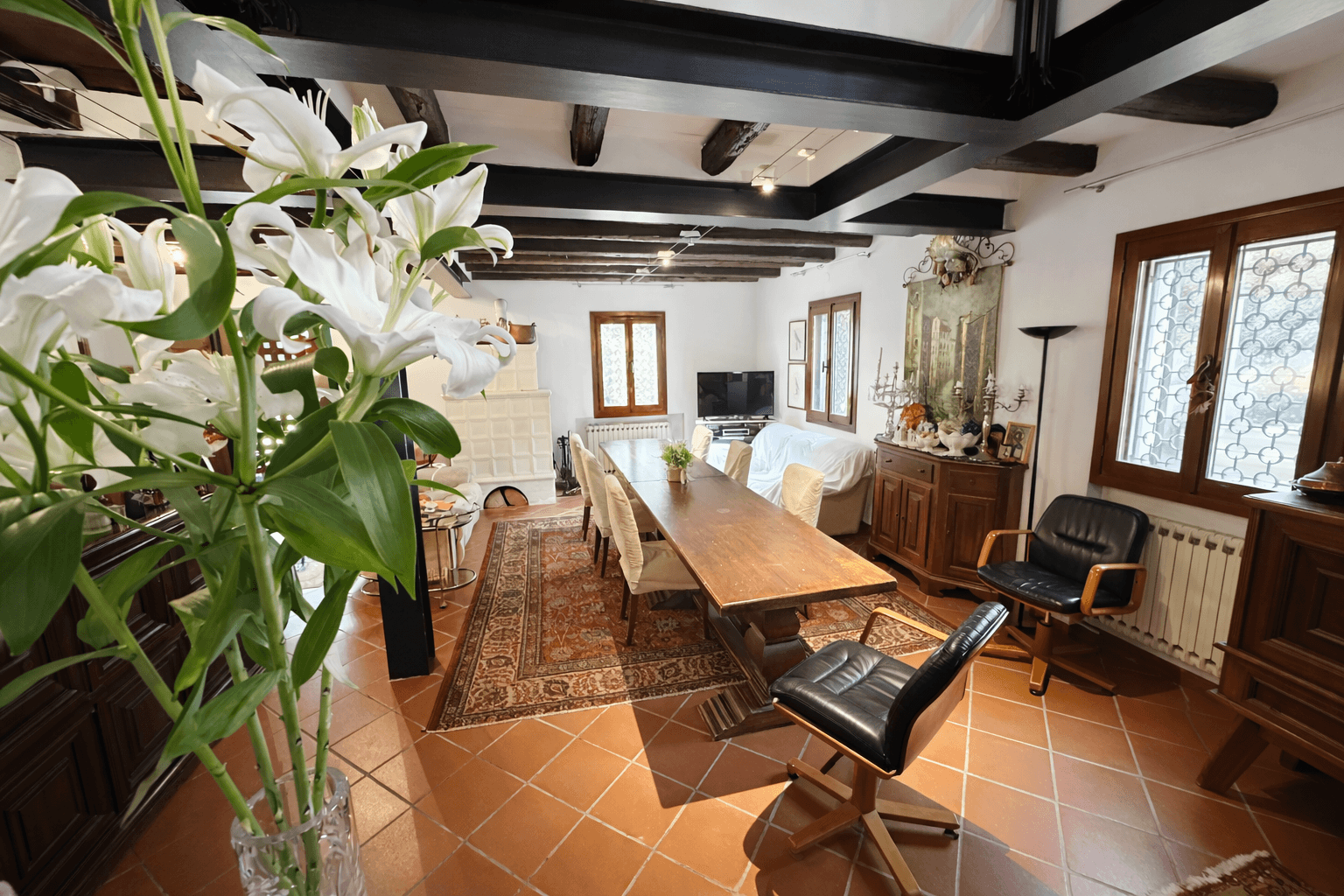 CA' IVELISE - Esszimmer im Erdgeschoss