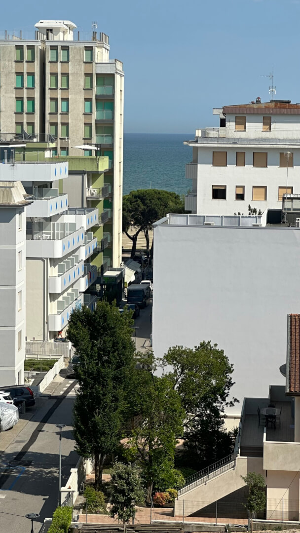 Ausblick von der Dachterrasse im 6. Obergeschoss