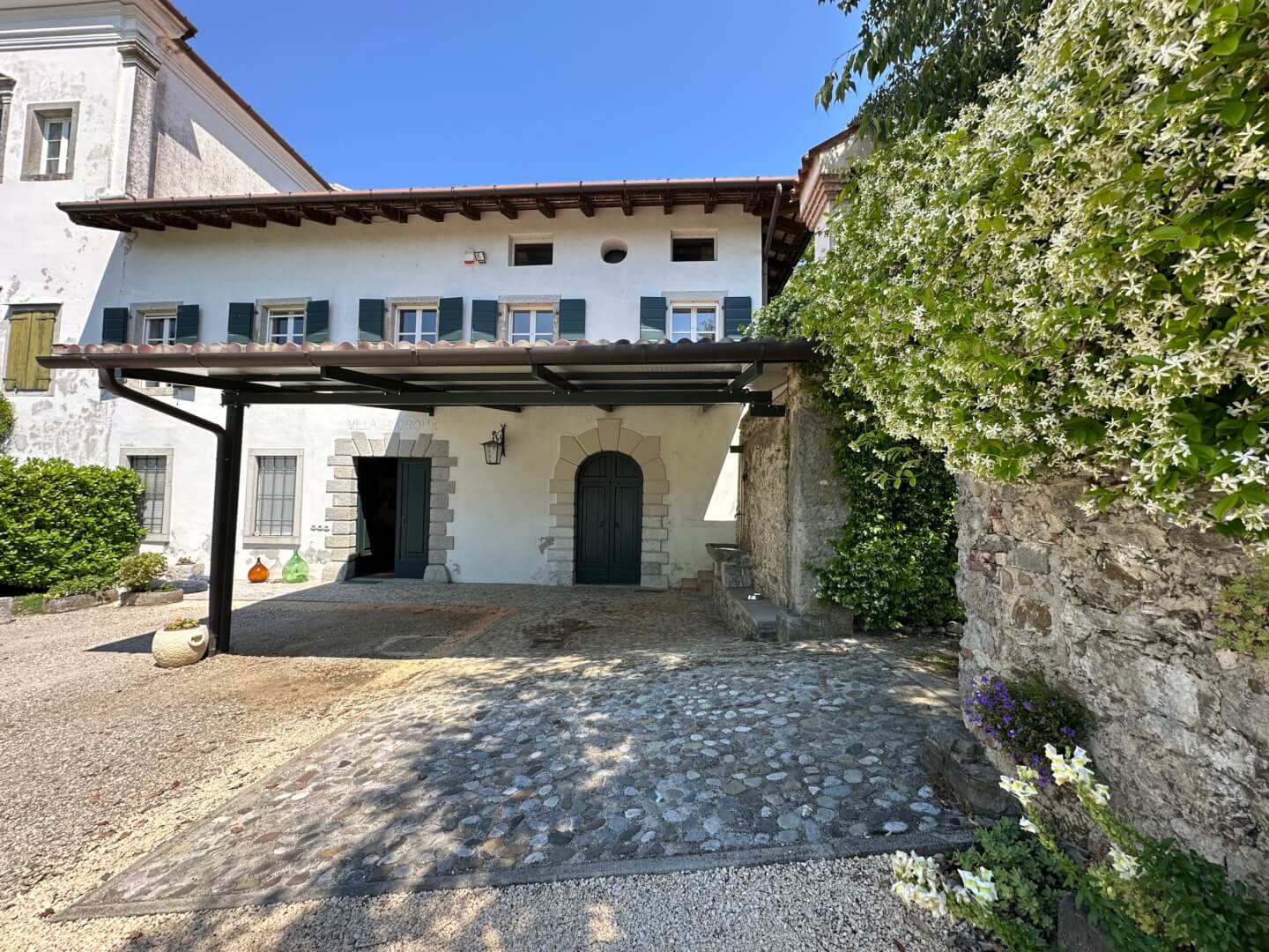 Vista della Ala di Villa veneta in vendita