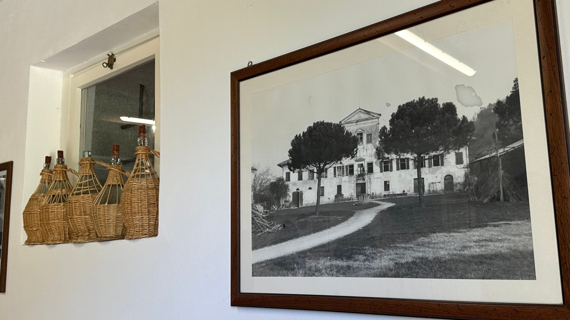 Altes Foto der Villa