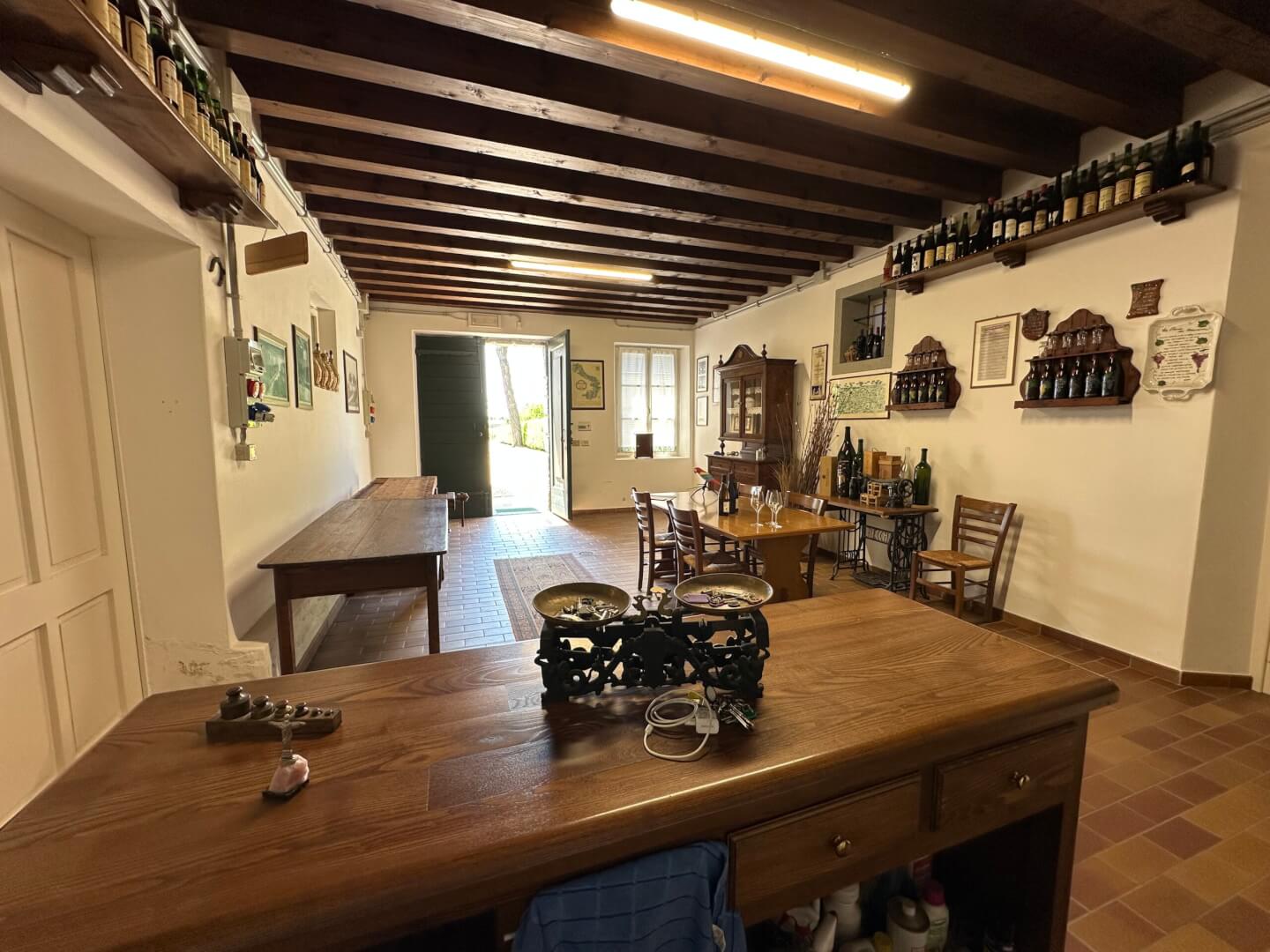 ex sala degustazione della azienda vitivinicola