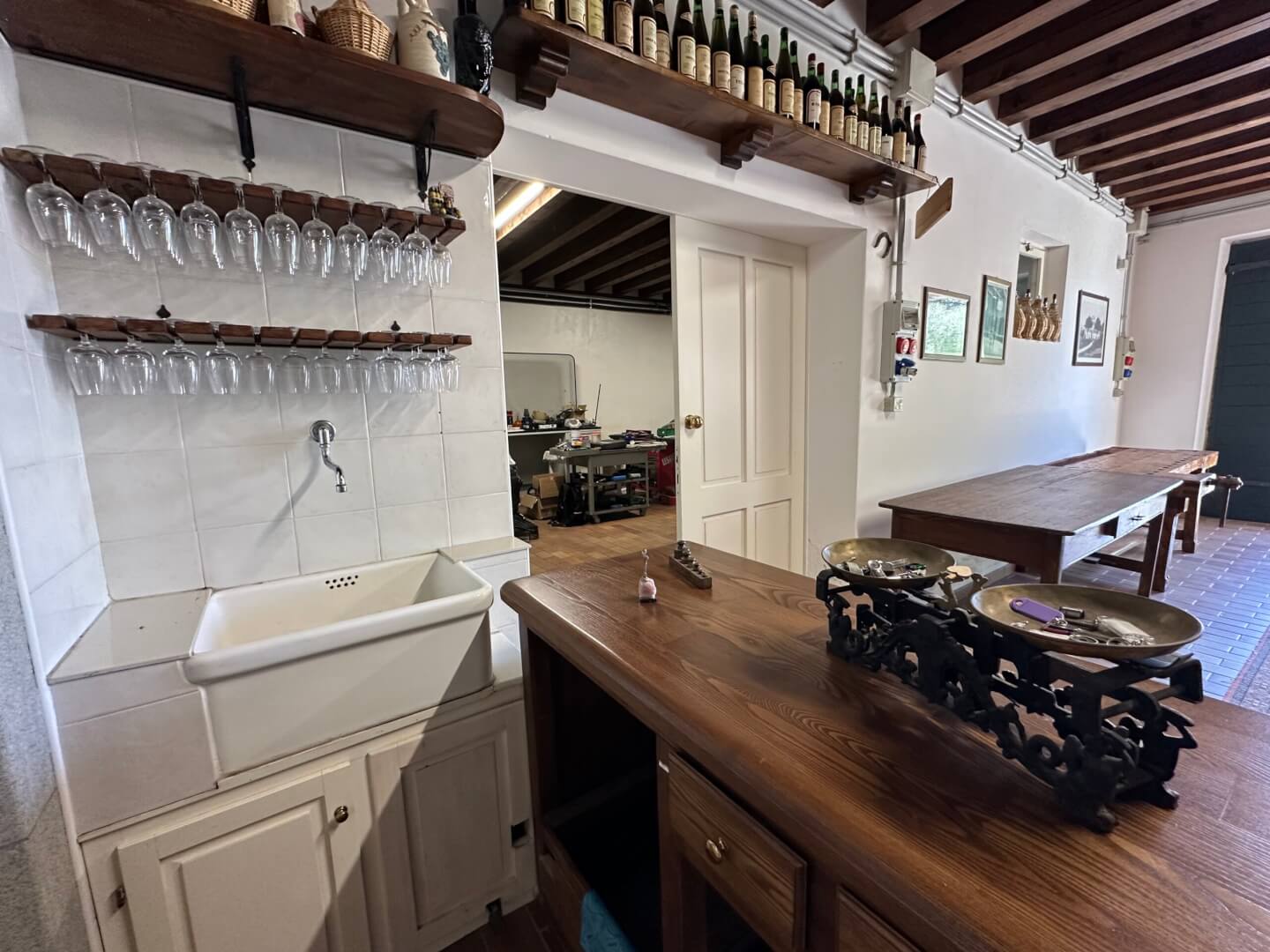 ex sala degustazione della azienda vitivinicola