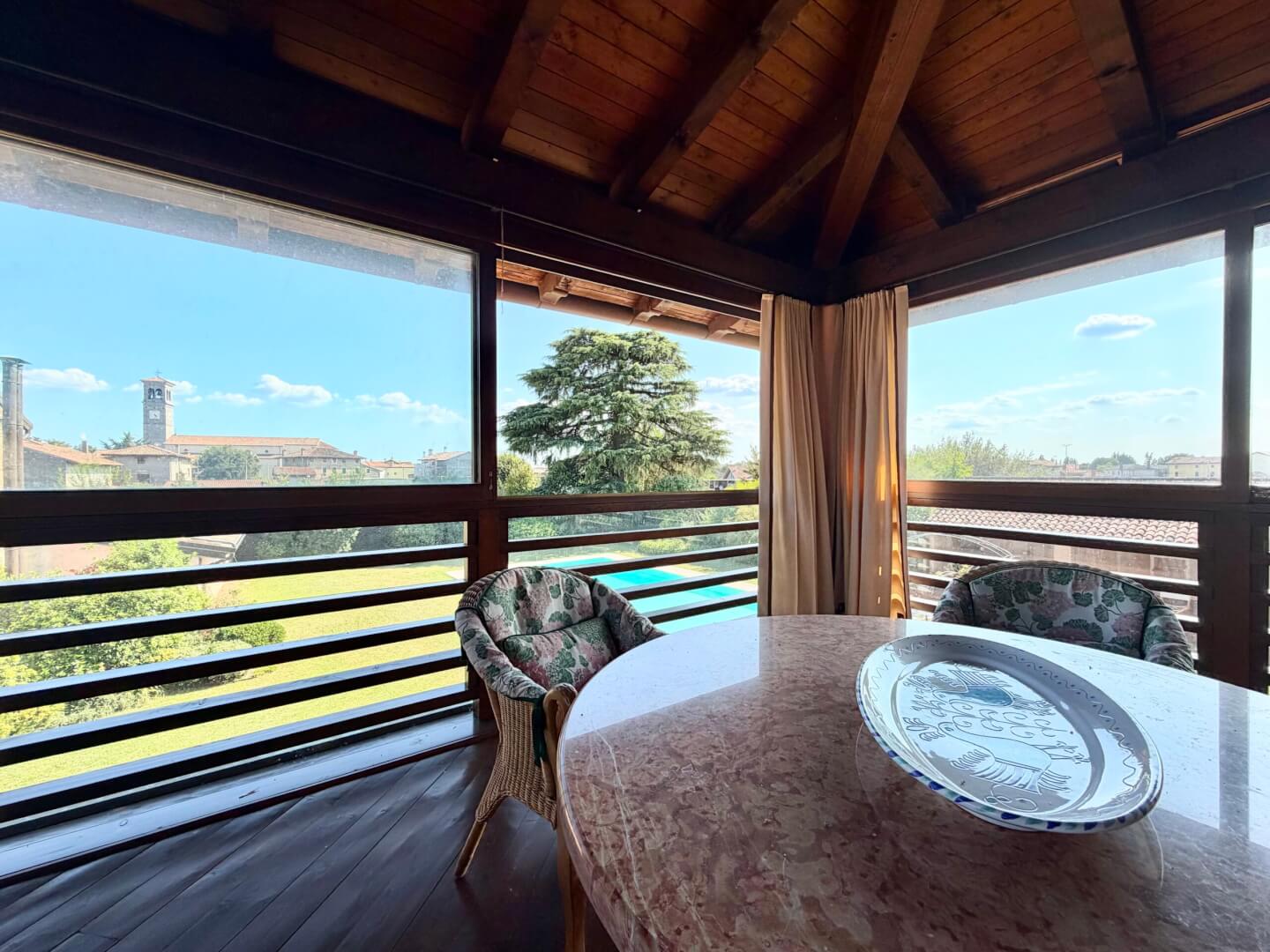 Vista panoramica dalla Veranda